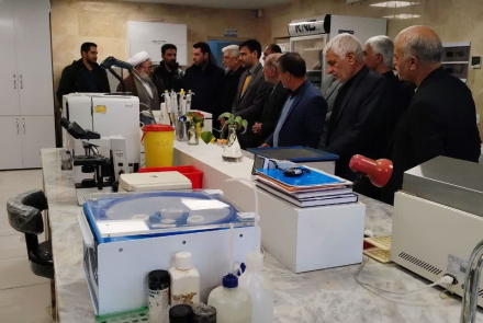 افتتاح آزمایشگاه جدید بیمارستان حضرت محمد (ص) میمه